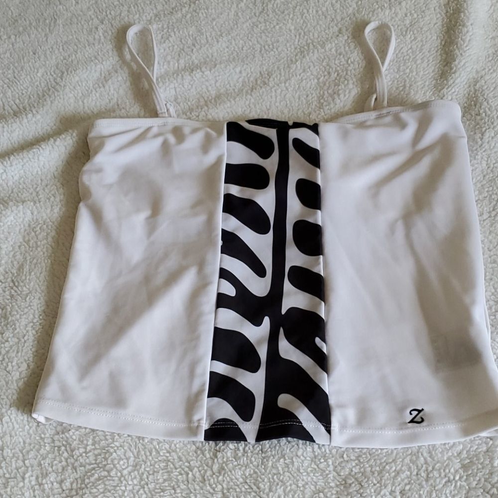 ❣️Zebra Collection White tank top
